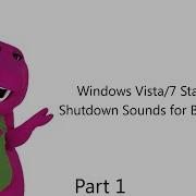 Barney Error Windows Vista Startup