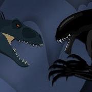 Dinomania Indoraptor Vs Xenomorph