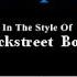 Incomplete Karaoke Backstreet Boys