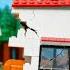 Испытание LEGO домов землетрясением