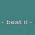 Michael Jackson Beat It Karaoke