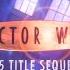 Doctor Who 2005 Series 1 Title Sequence Remake