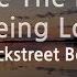 Backstreet Boys Show Me The Meaning Of Being Lonely Melody Karaoke Version