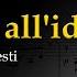 Intorno All Idol Mio Marco Antonio Cesti D Minor Vocal Guide Piano Accompaniment