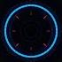 VisionKanal 4K Futuristische Neon Mandala In Blau Und Rot Loop Ohne Ton 2 Stunden