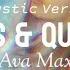 King And Queens Ava Max Acoustic Version World Scape Aesthetic Lyrics