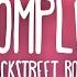 Backstreet Boys Incomplete