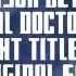 Billy Hanshaw Vs BBC Doctor Who Series 8 Opening Titles Series 8 Opening With Series 7 Theme