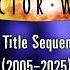 Doctor Who The Definitive Title Sequence Compilation 2005 2025 Part 1 The RTD Era UPDATED