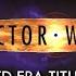 Doctor Who RTD Era Title Sequence 2025 Remake