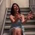 Vanessa S Song From The Little Mermaid IN A STAIRWELL