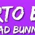 Bad Bunny Me Porto Bonito Lyrics Letra Ft Chencho Corleone