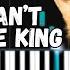 The Lion King I Just Can T Wait To Be King Easy Piano Tutorial